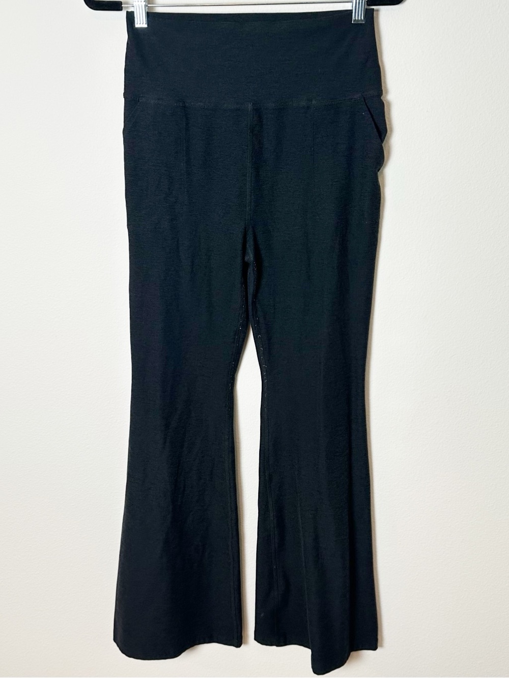Beyond Yoga Spacedye High Waisted Pocket Bootcut Pant 29" Flare Black XL